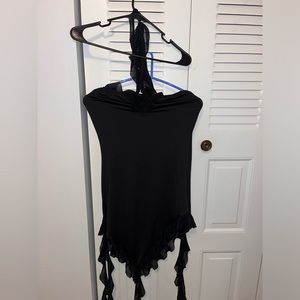 stretchy black dress